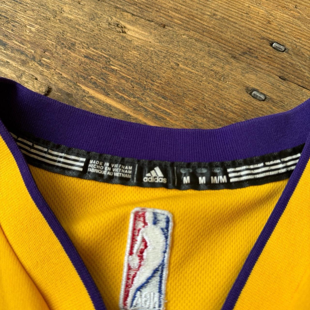 Adidas NBA Kobe Bryant Lakers Jersey in Yellow Size M