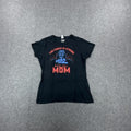 Black Star Wars Darth Vader The Force Is Strong With My Mom graphic tee