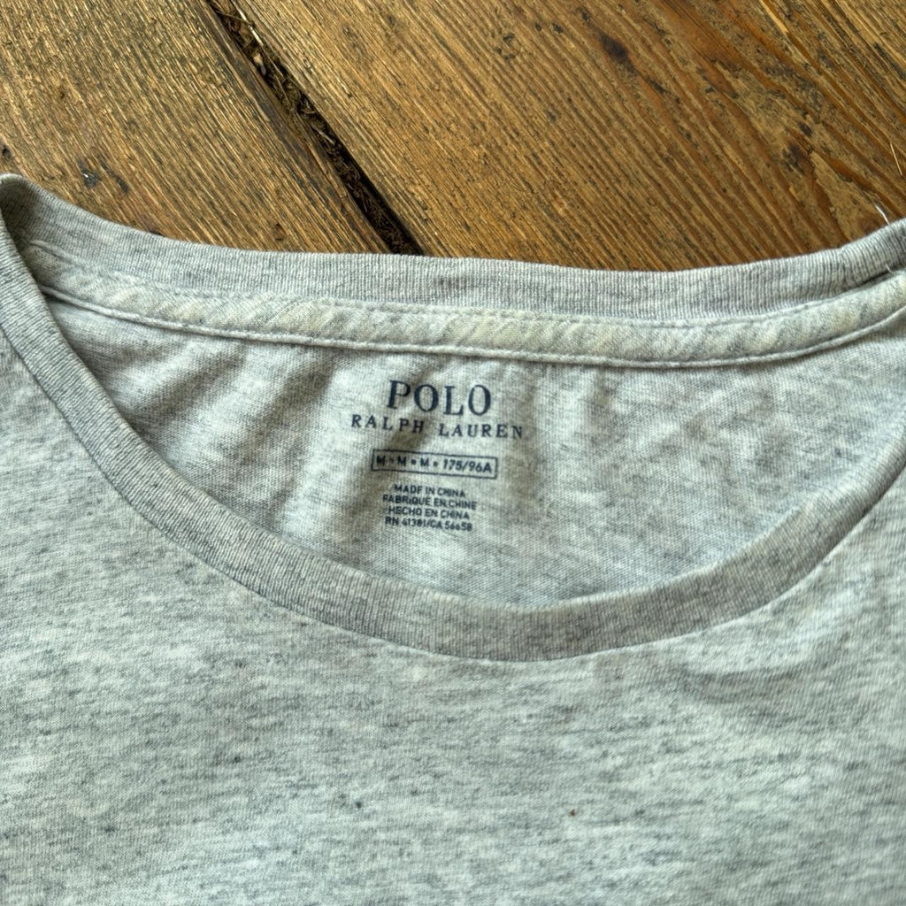 Polo Ralph Lauren T-Shirt in Light Gray Size M