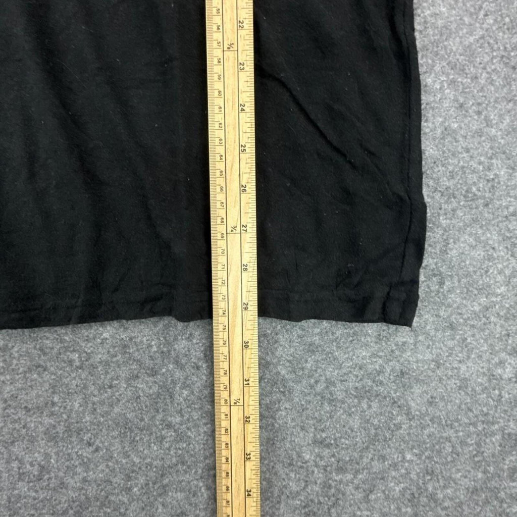 The Rolling Stones North American Tour 1975 black cotton t-shirt