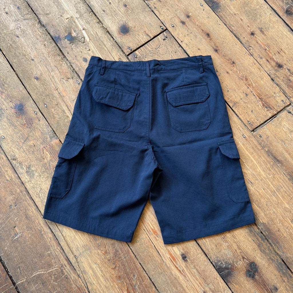 Wells Lamont Navy Blue Cargo Shorts W32