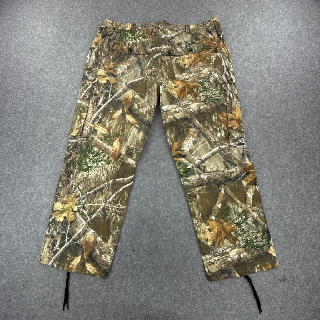 Real Tree camo cargo pants with adjustable waist, new with tag #camouflage
