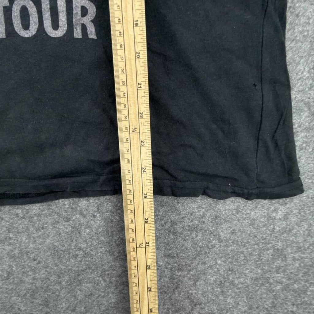 Black Rolling Stones 1975-1980 tour t-shirt