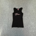 Harley Davidson Black Tank Top with Pink Lettering Women’s Size M