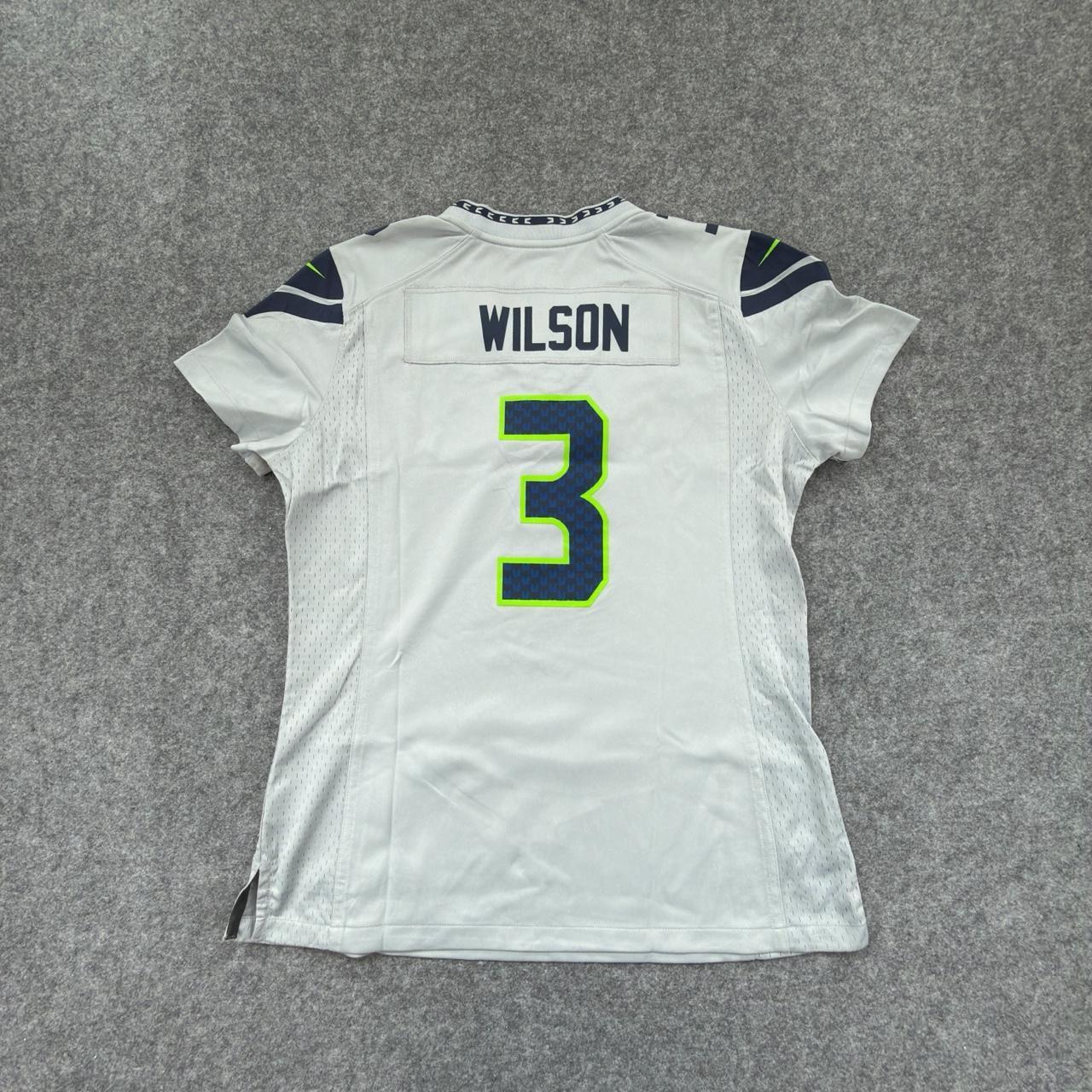 Nike Women’s NFL Seattle Seahawks Russell Wilson Jersey in Grey