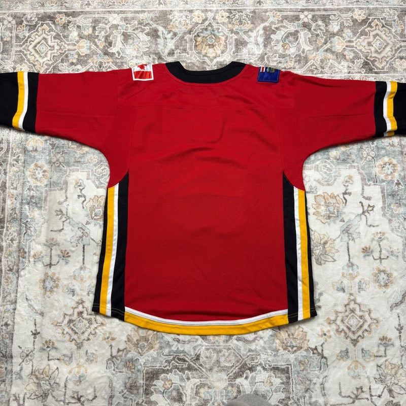 NHL Calgary Flames Long-sleeved Jersey Size L