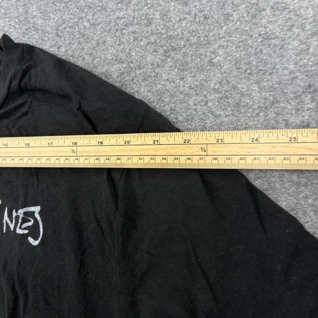 The Rolling Stones North American Tour 1975 black cotton t-shirt