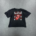 Black and red Rolling Stones Christmas T-shirt