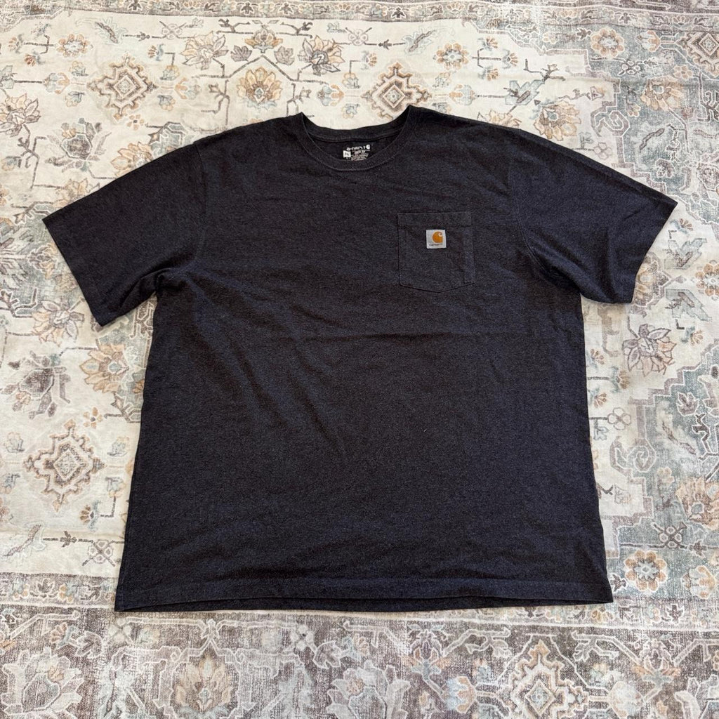 Carhartt Black Pocket T-Shirt Size 2XL