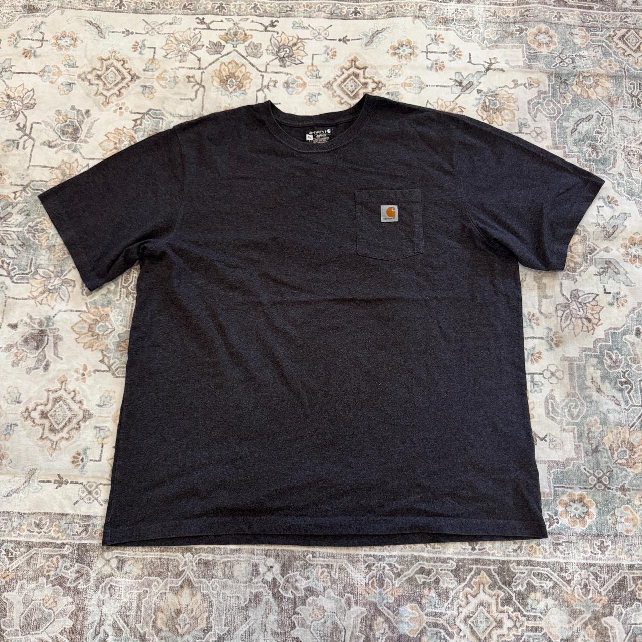 Carhartt Black Pocket T-Shirt Size 2XL