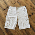 XIOS Vintage 90s Styke Cargo Shorts in Cream W38
