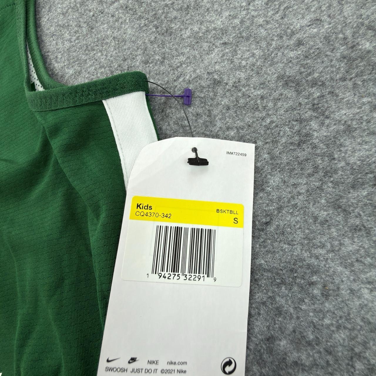 Nike Owls Basketball Jersey in Emerald Green Kids