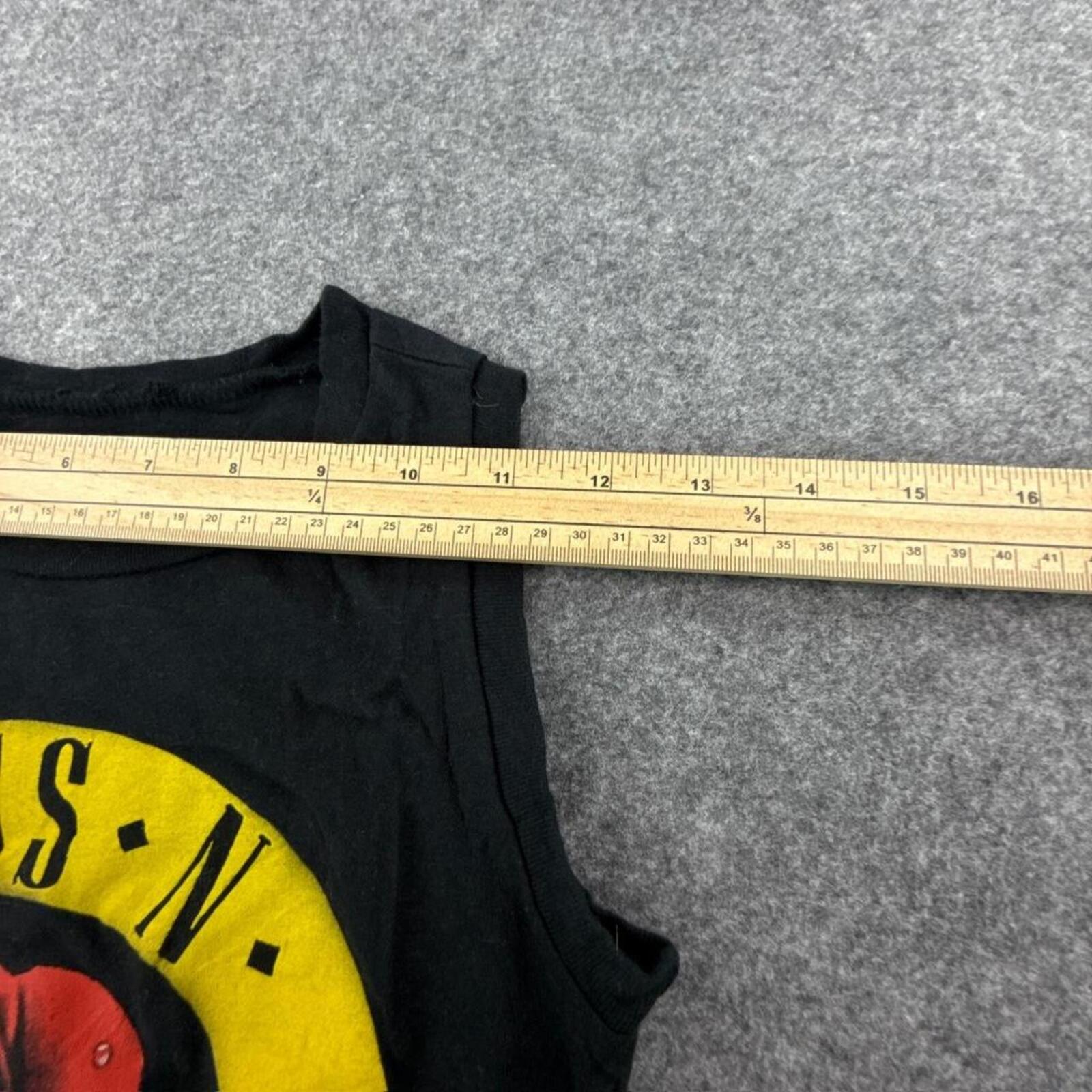 Black and yellow Guns N' Roses tank top