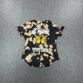 Black and yellow tie-dye butterfly tee