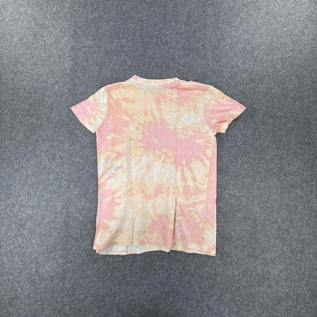 Pink and purple Rolling Stones tie dye tee #grunge