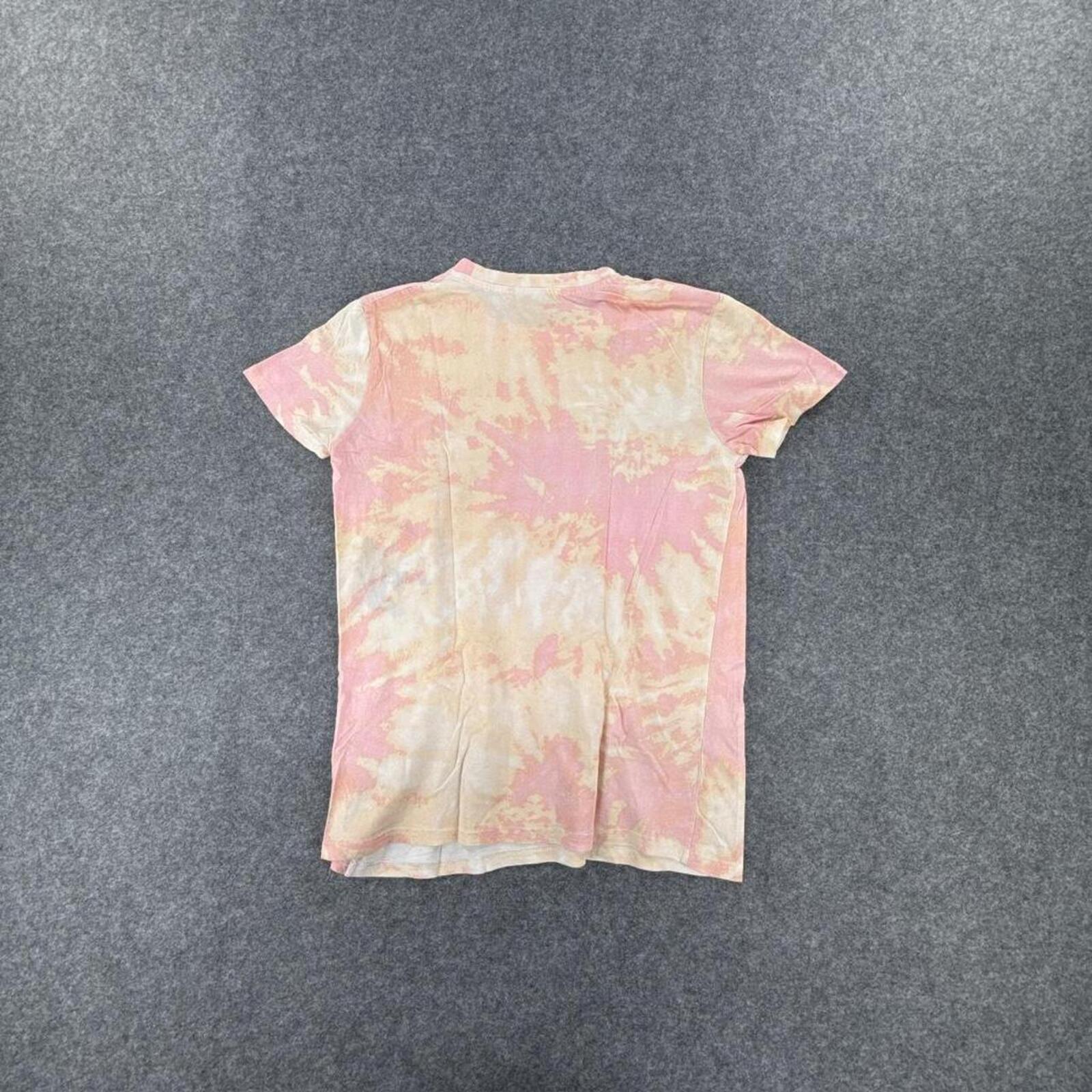Pink and purple Rolling Stones tie dye tee #grunge