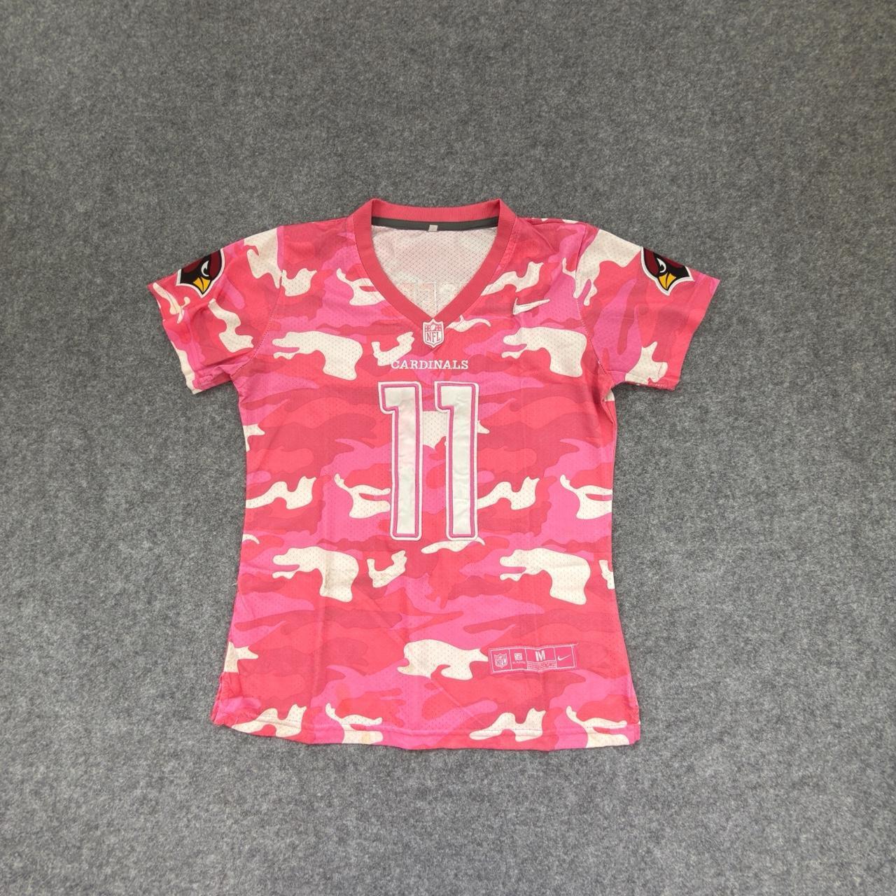 NFL Arizona Cardinals ‘Fitzgerald’ Jersey in Pink Camo Women’s