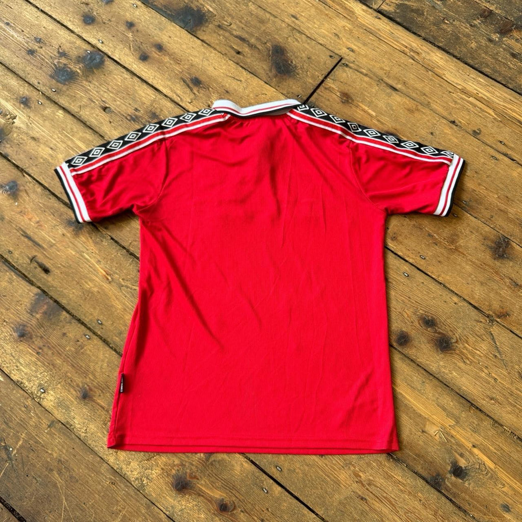 Umbro Vintage Manchester United Zip Collar Jersey Size XL