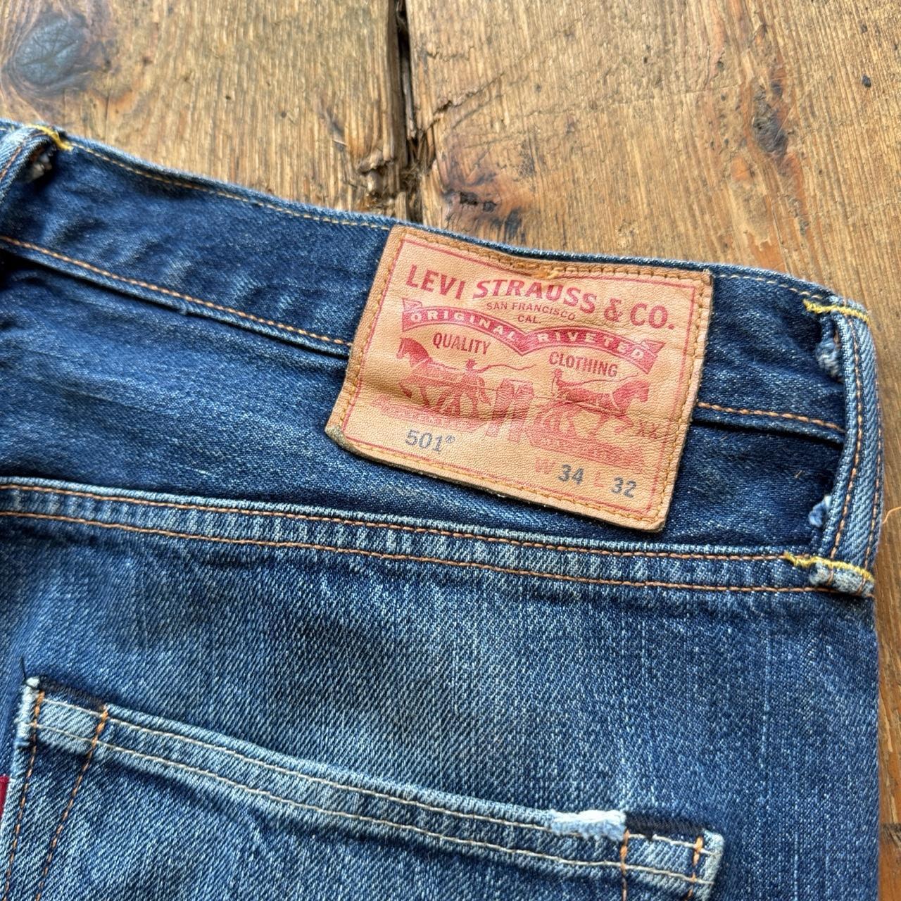 Levi's 501 Medium Wash Jeans W34 L32
