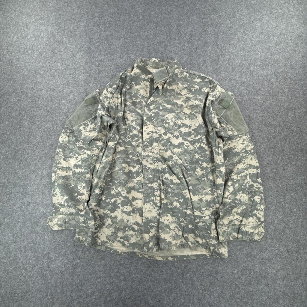 Green and khaki military jacket