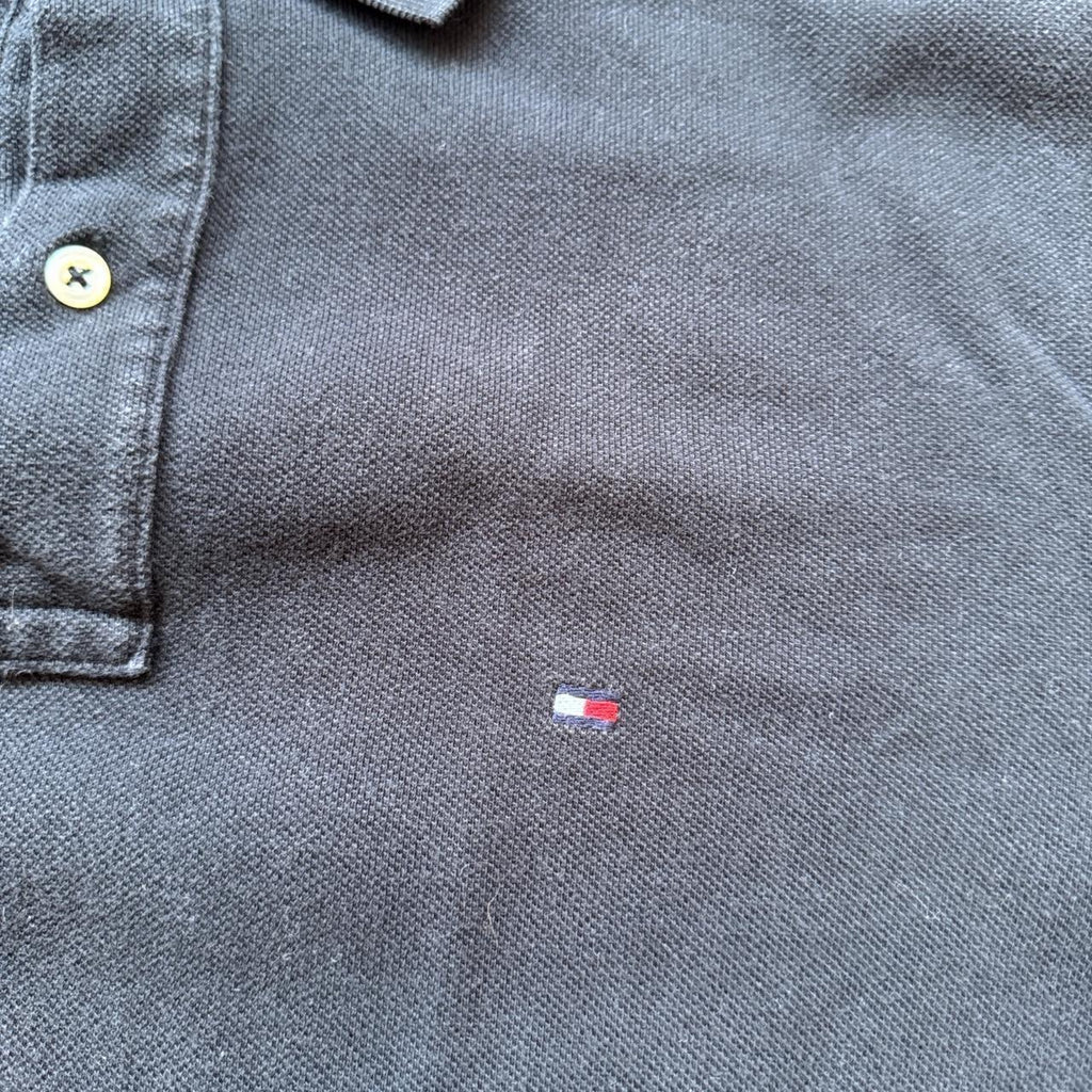 Tommy Hilfiger Polo Shirt in Black Size L
