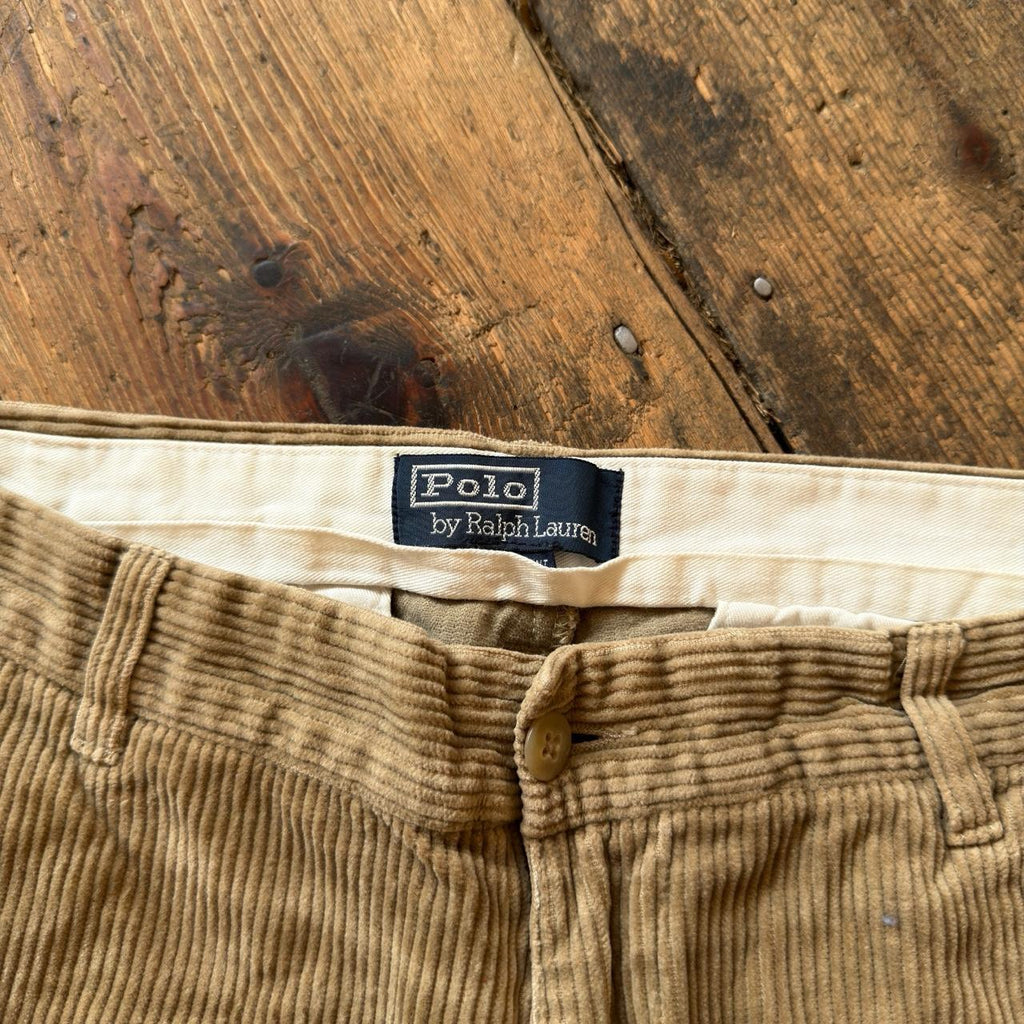 Polo Ralph Lauren Tan Corduroy Trousers W32