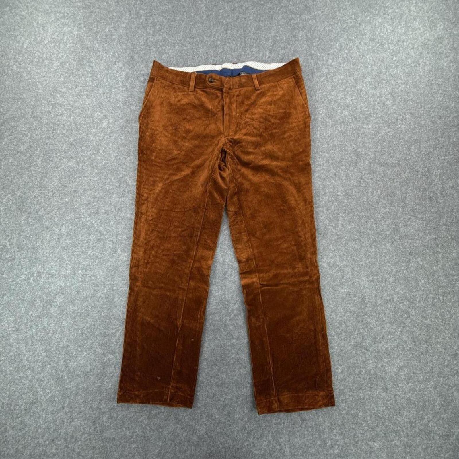 Walbusch brown corduroy trousers #corduroytrousers
