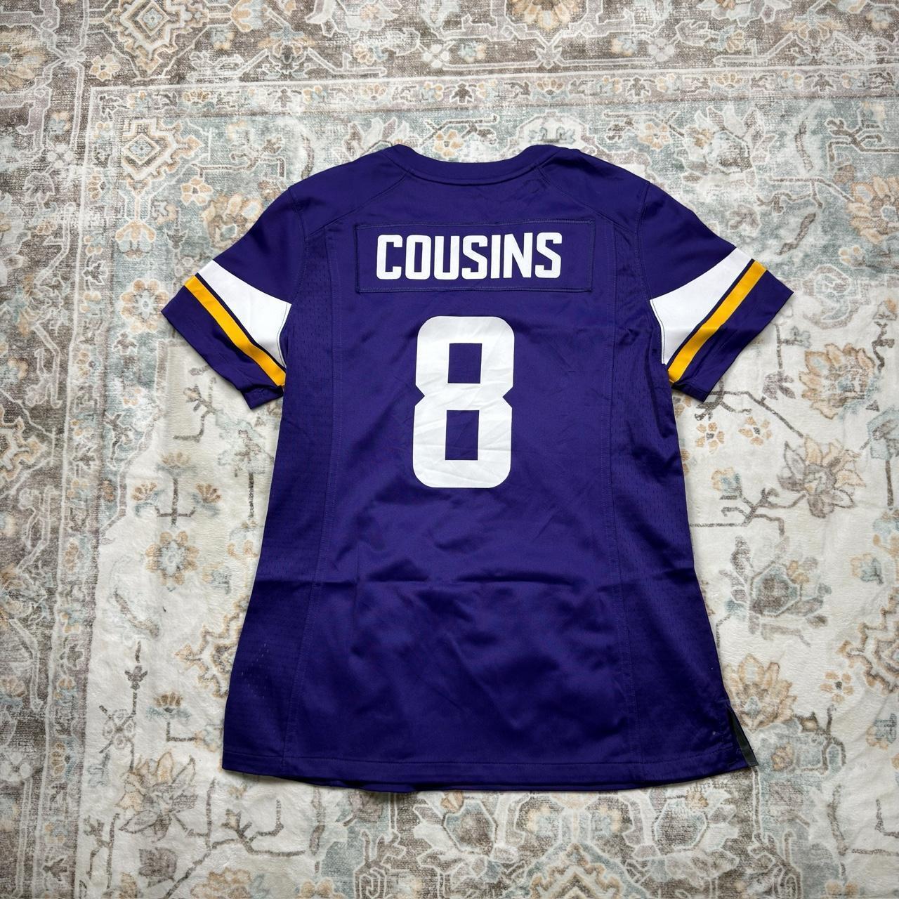 Nike NFL Minnesota Vikings Kirk Cousins Jersey in Purple Size M