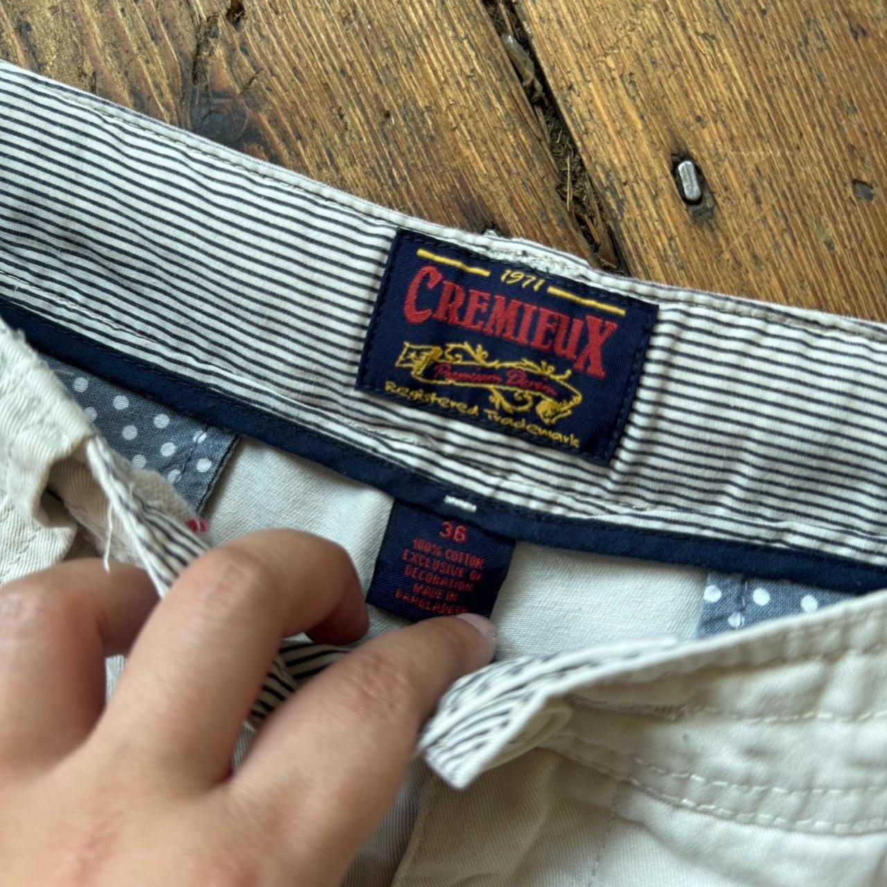 Cremieux Off White Cargo Shorts W36