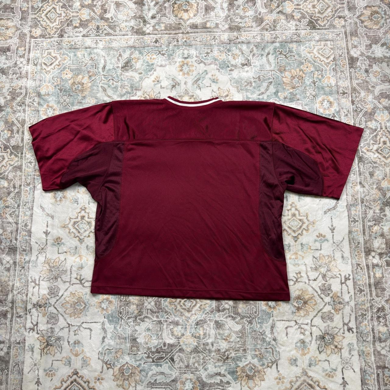 Nike Fit Dry Cropped Jersey in Burgundy Size XL