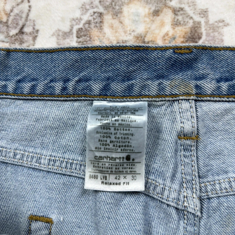 Carhartt Relaxed Fit Light Wash Jeans W42 L30