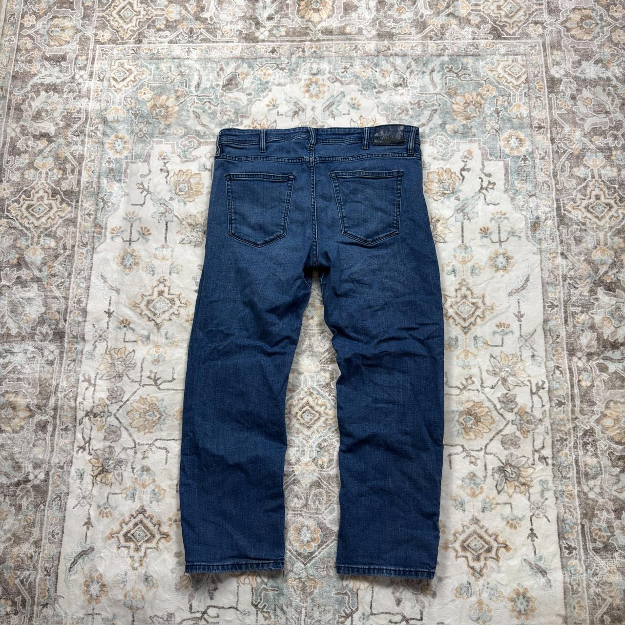 Chaps Slim Straight Medium Wash Blue Jeans W38 L30
