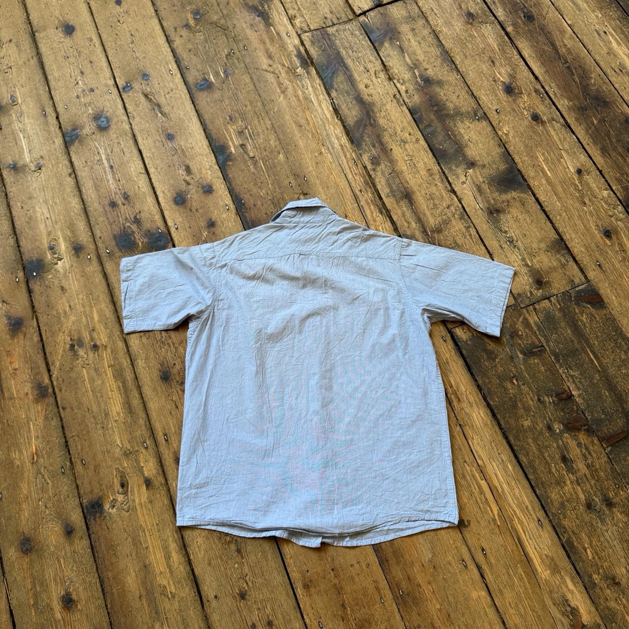 Lee Dungarees Light Blue Short-sleeved Button-up Shirt Size M