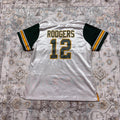 NFL Green Bay Packers Aaron Rodgers Women’s Jersey in White Size XXL