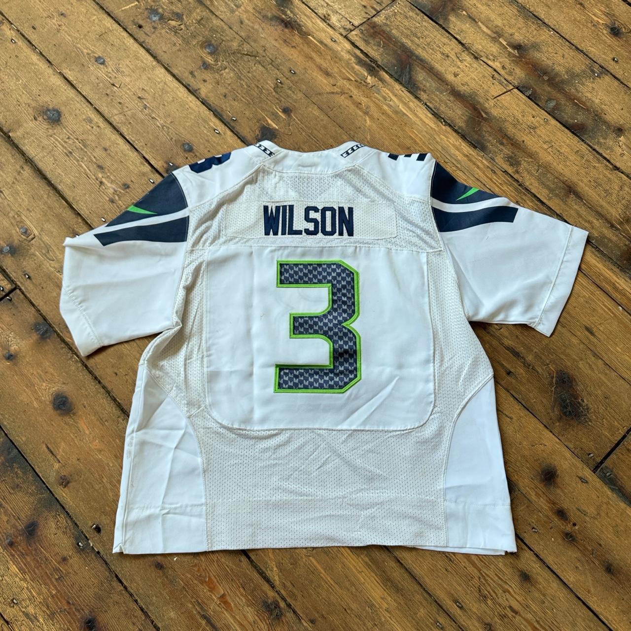Nike NFL Seattle Seahawks Russell Wilson Jersey in White Size 52