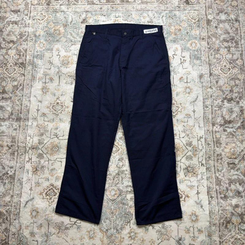 Carhartt Navy Blue Chino Trousers W36 L32