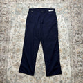 Carhartt Navy Blue Chino Trousers W36 L32