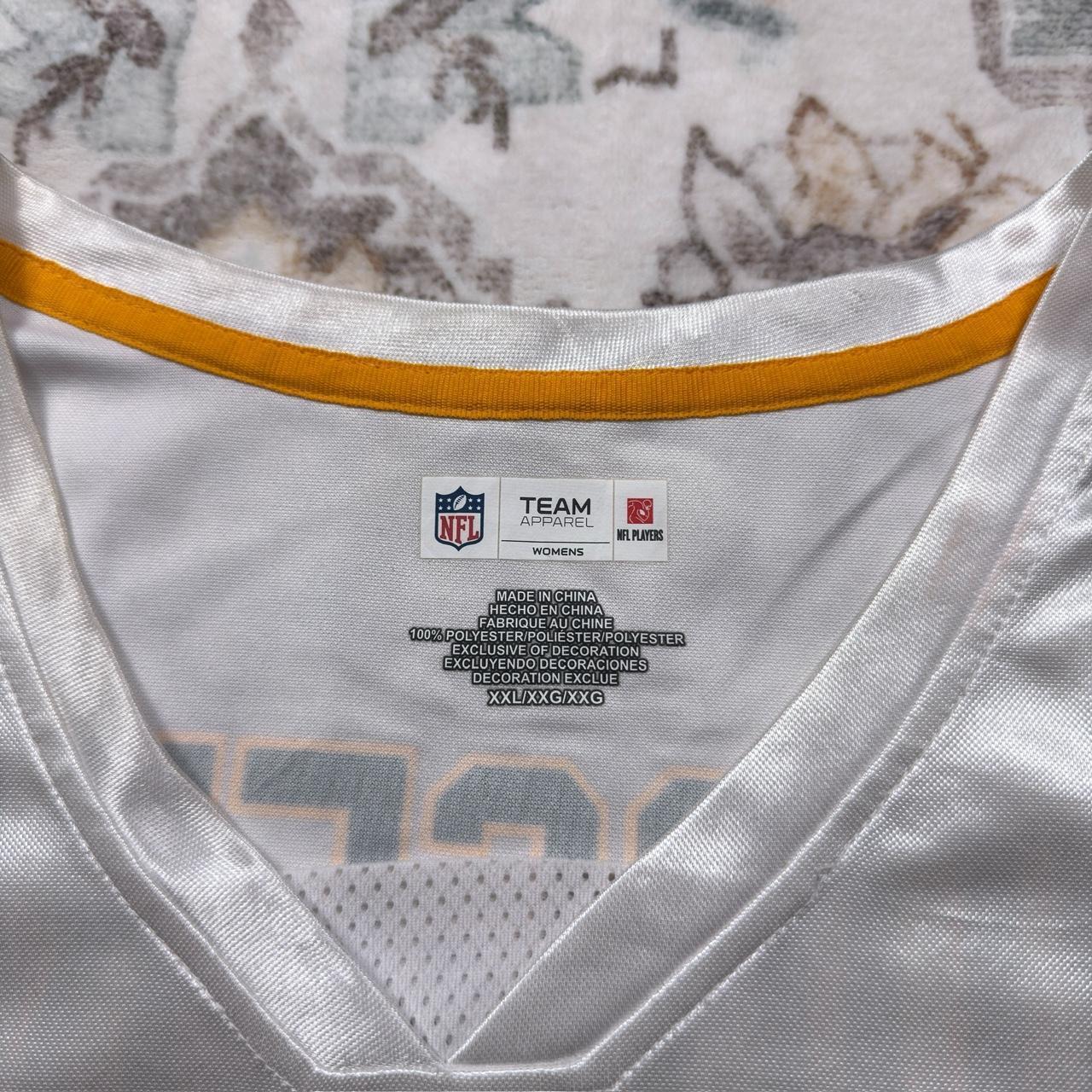 NFL Green Bay Packers Aaron Rodgers Women’s Jersey in White Size XXL