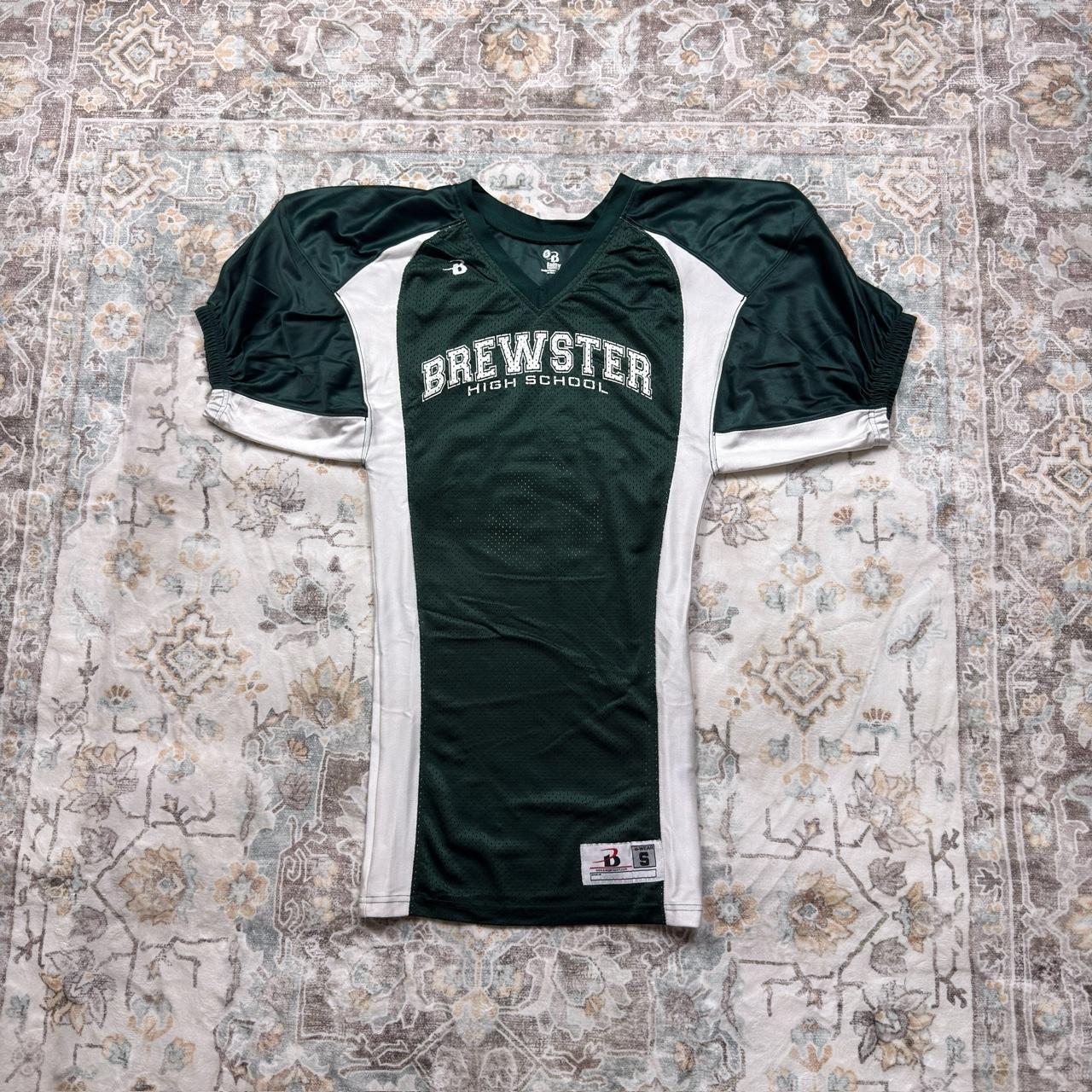 Badger Sport Brewster Dance Team Jersey in Green and White Size S