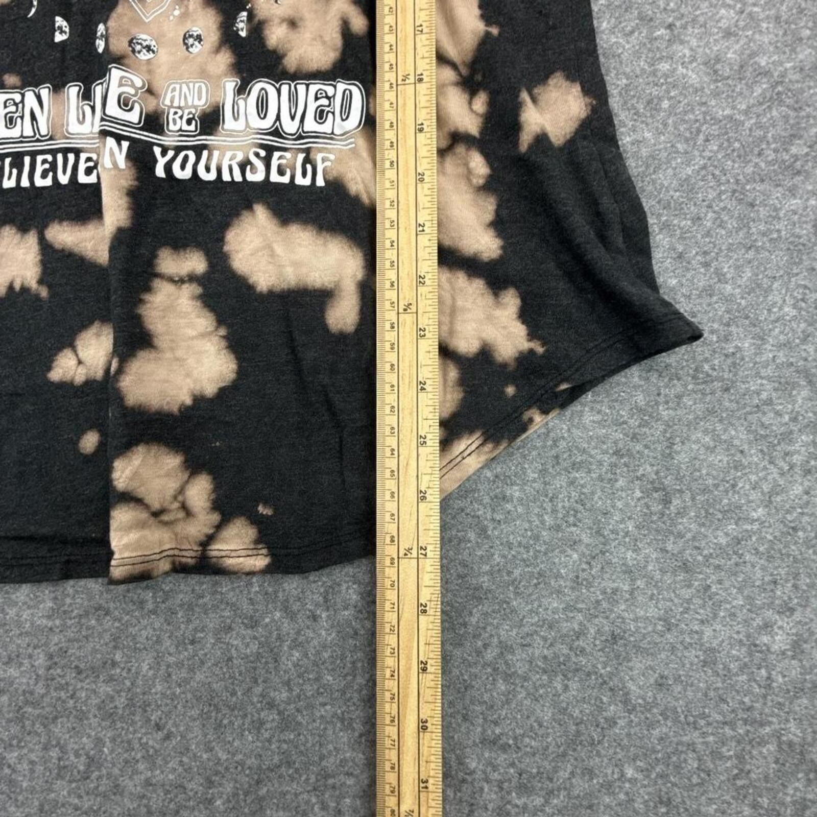 Black and yellow tie-dye butterfly tee
