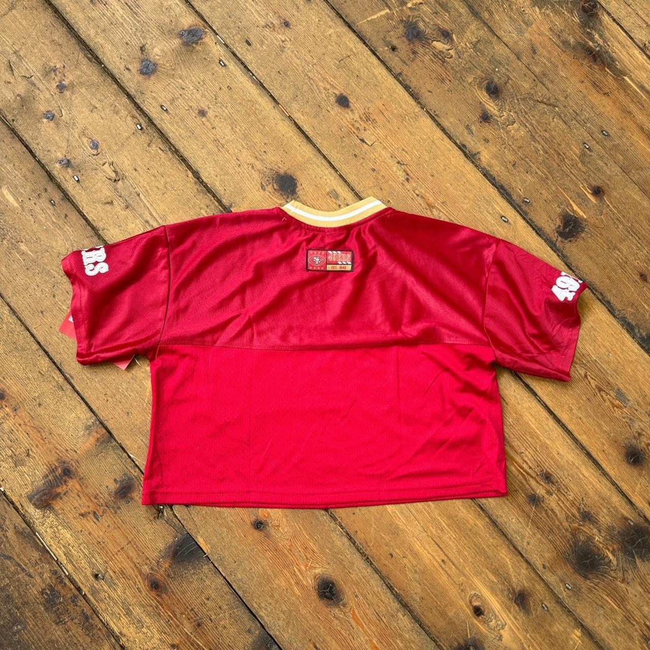 NFL Ultra Game San Francisco 49ers Cropped Jersey in Red Women’s Size S