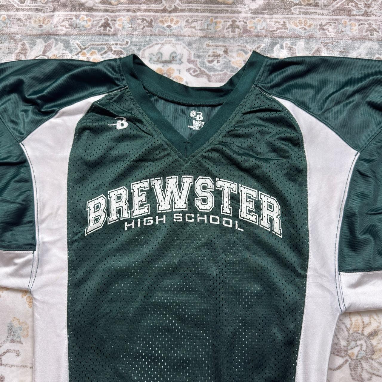 Badger Sport Brewster Dance Team Jersey in Green and White Size S