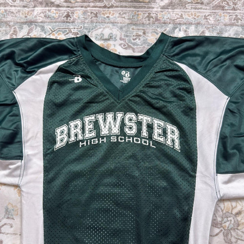 Badger Sport Brewster Dance Team Jersey in Green and White Size S
