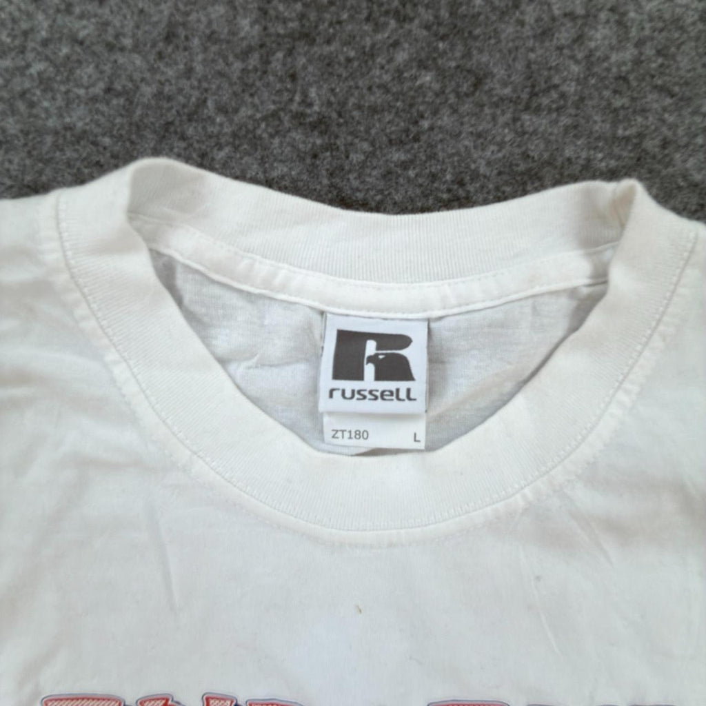Russell Men’s England Football T-Shirt in White