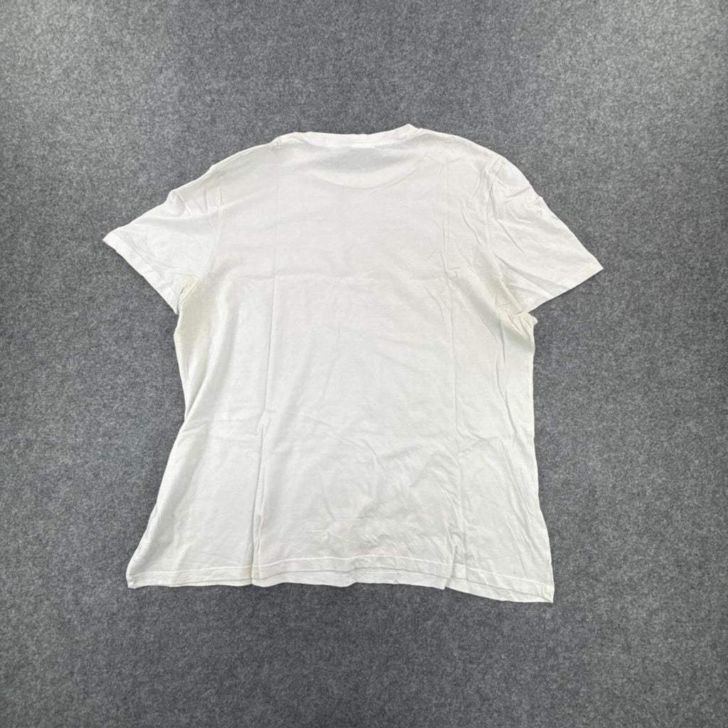 White and red Tupac Against The World tee #90s