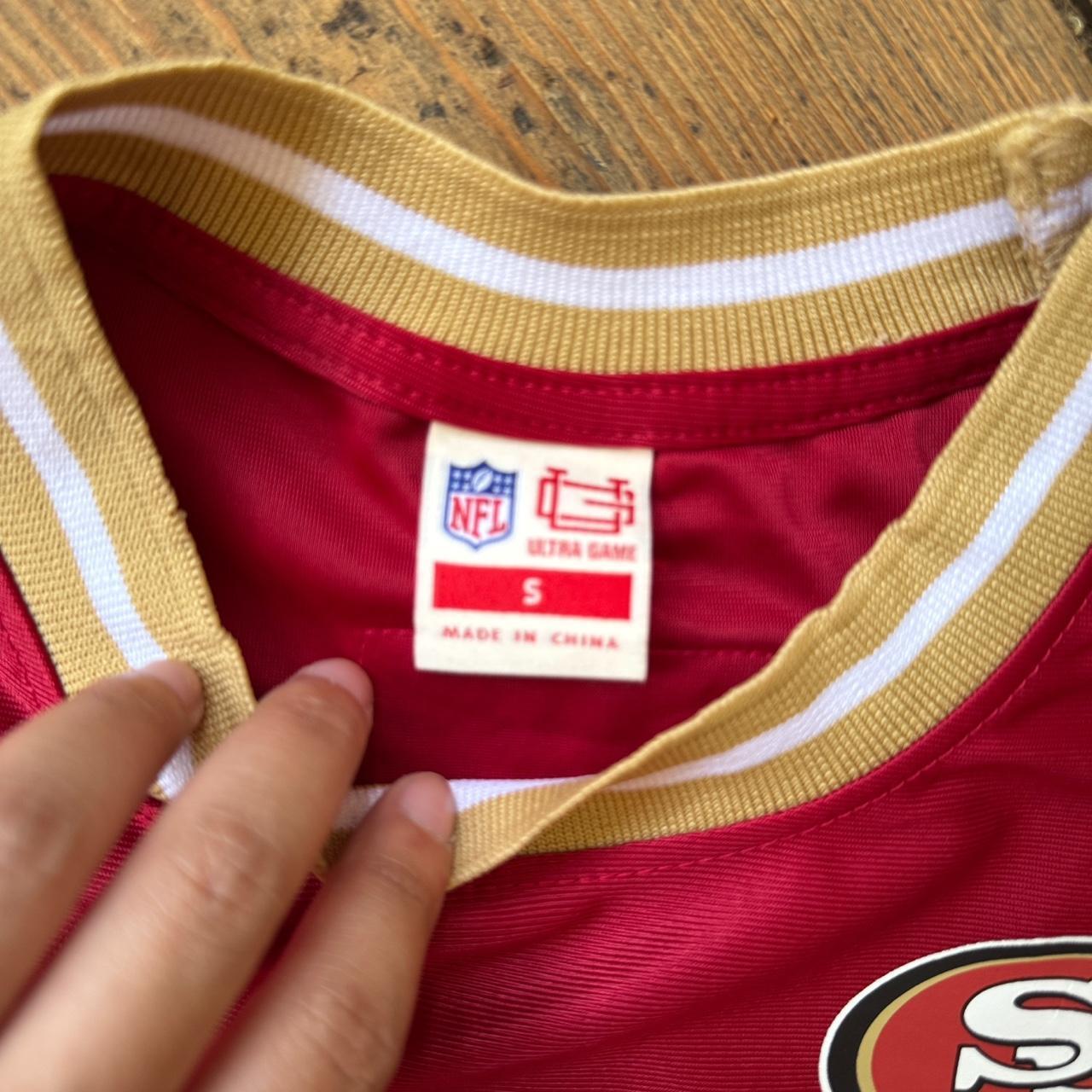 NFL Ultra Game San Francisco 49ers Cropped Jersey in Red Women’s Size S