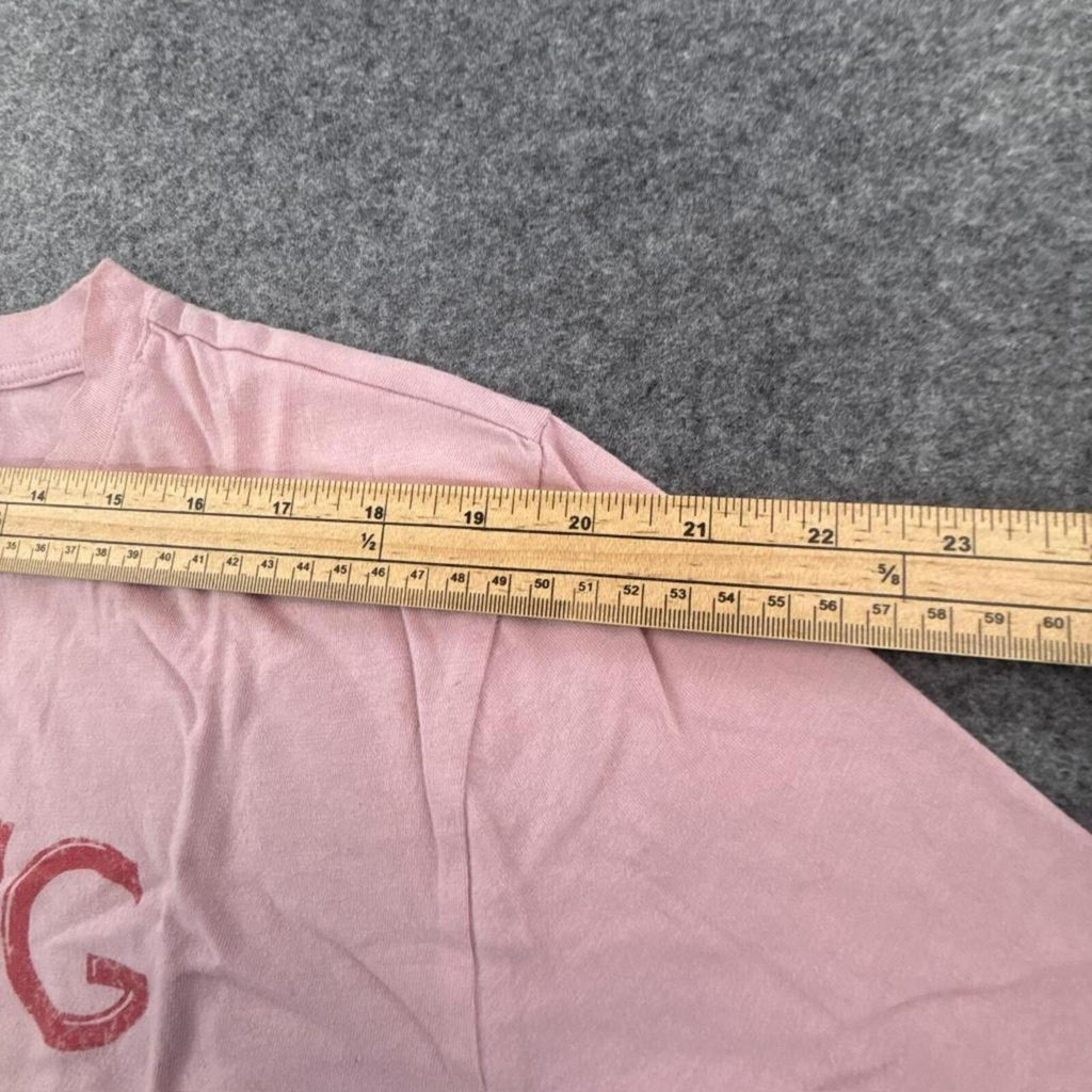 Pink Rolling Stones graphic tee