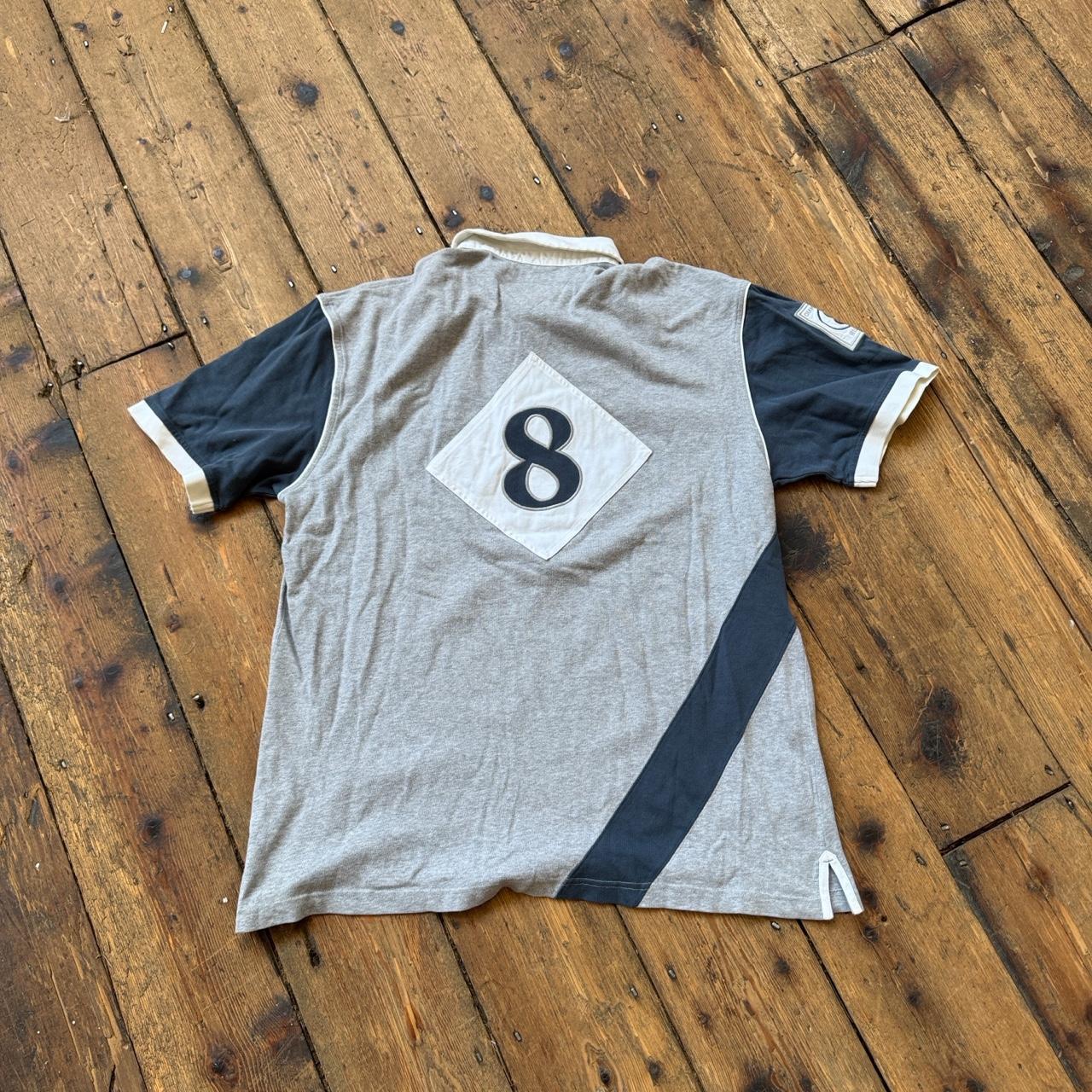 Tommy Hilfiger ‘8’ Polo Shirt in Gray Size XXL