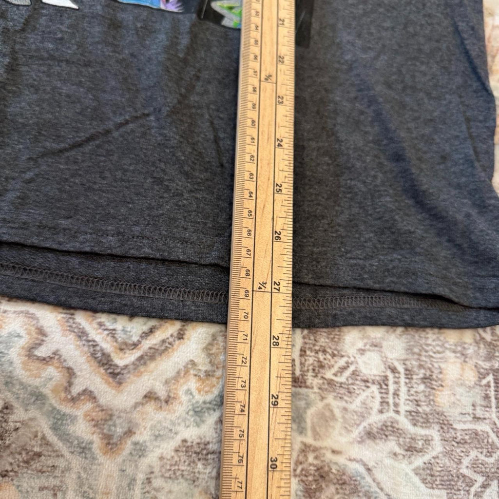 Rick and Morty Cotton T-Shirt in Gray Size M
