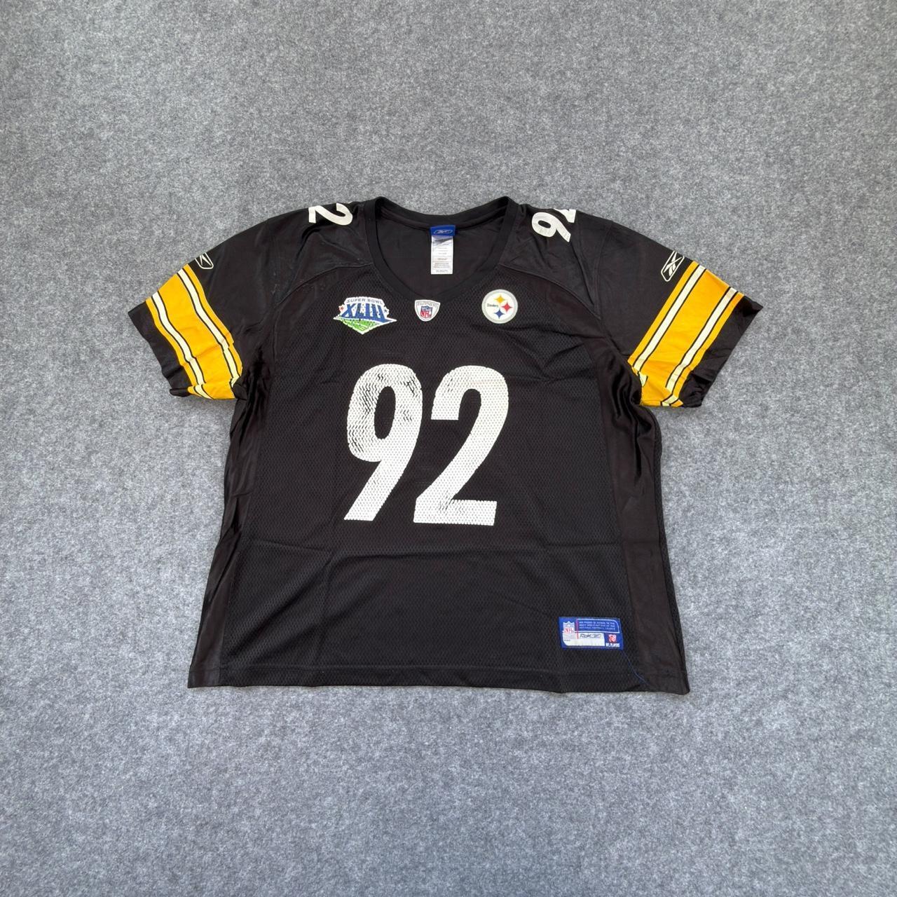 Reebok Women’s NFL Steelers ‘HARRISON’ Jersey in Black & Yellow